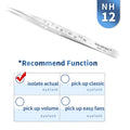 NAGARAKU Stainless Steel Straight Curved Nail Volume Eyelash Accurate Tweezers Nippers Pointed Clip Set Makeup Tools