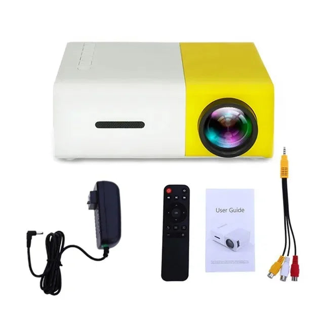 Mini projetor LED portátil