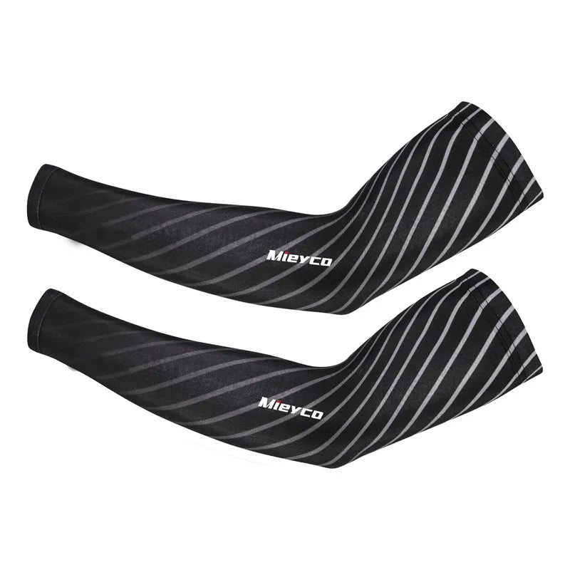 Mangas de braço para ciclismo Mangas de proteção solar Anti-UV Protetor solar Corrida Ciclismo Manga Esporte ao ar livre Ciclismo Aquecedores de braço Homens