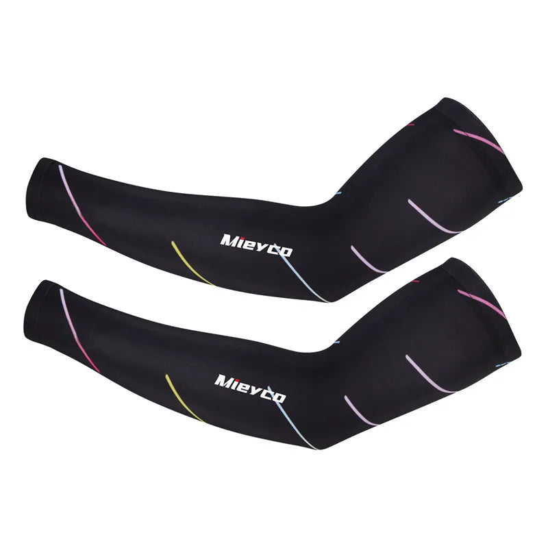 Mangas de braço para ciclismo Mangas de proteção solar Anti-UV Protetor solar Corrida Ciclismo Manga Esporte ao ar livre Ciclismo Aquecedores de braço Homens