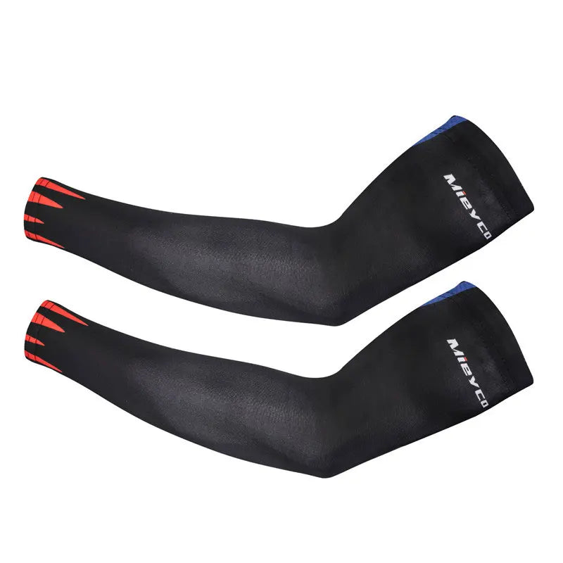 Mangas de braço para ciclismo Mangas de proteção solar Anti-UV Protetor solar Corrida Ciclismo Manga Esporte ao ar livre Ciclismo Aquecedores de braço Homens